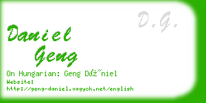 daniel geng business card